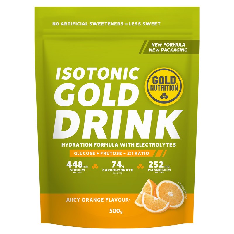 ISOTONICO GOLD NUTRITION NARANJA 500 GR Gold Nutrition